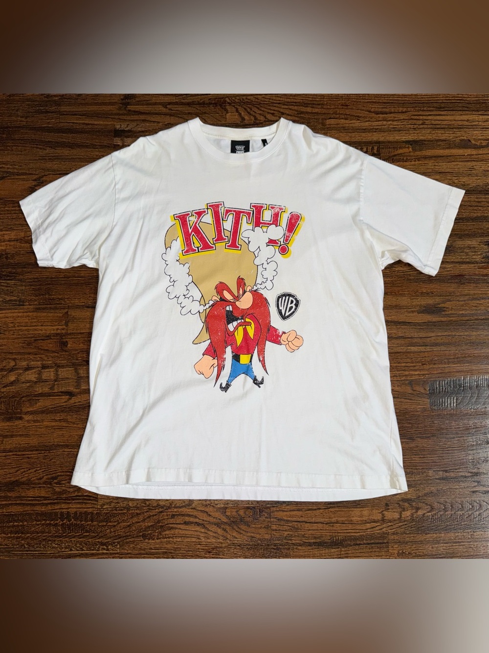 Kith X Looney Tunes Yosemite Sam Vintage Graphic T-Shirt White Size XL X-Large
